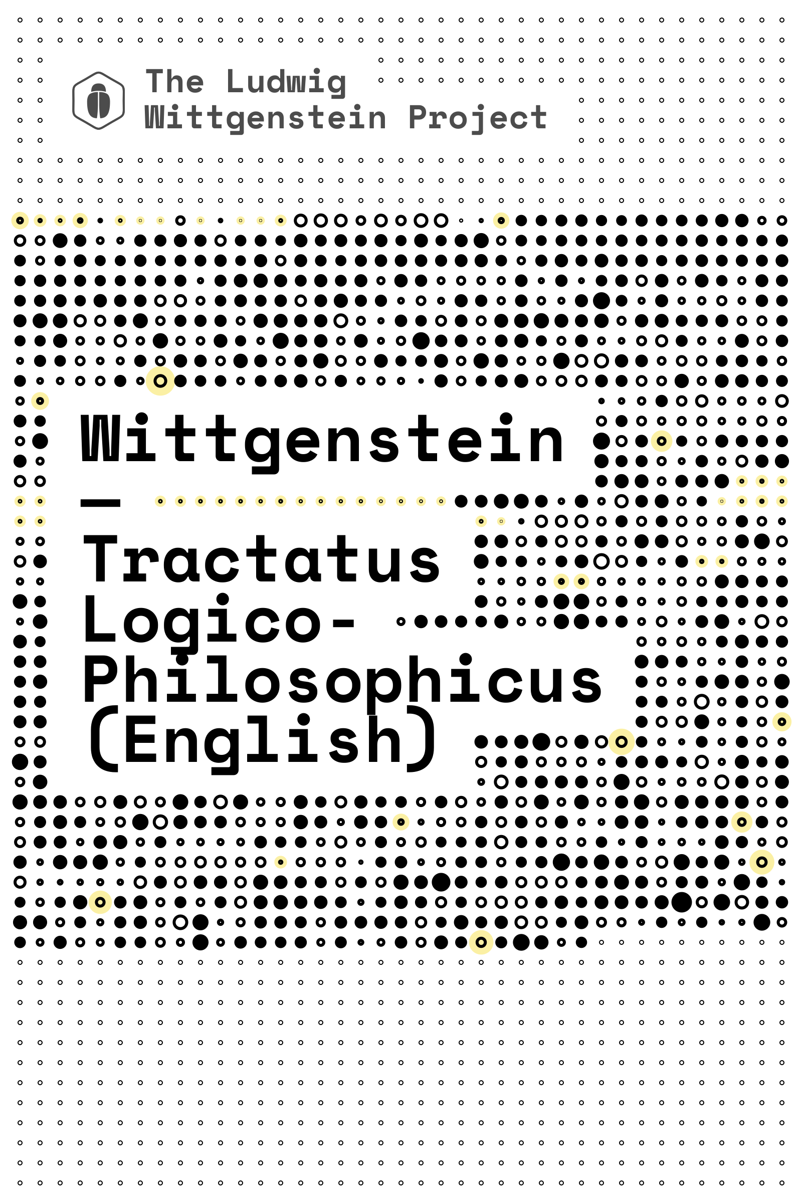 Cover of the Tractatus Logico-Philosophicus