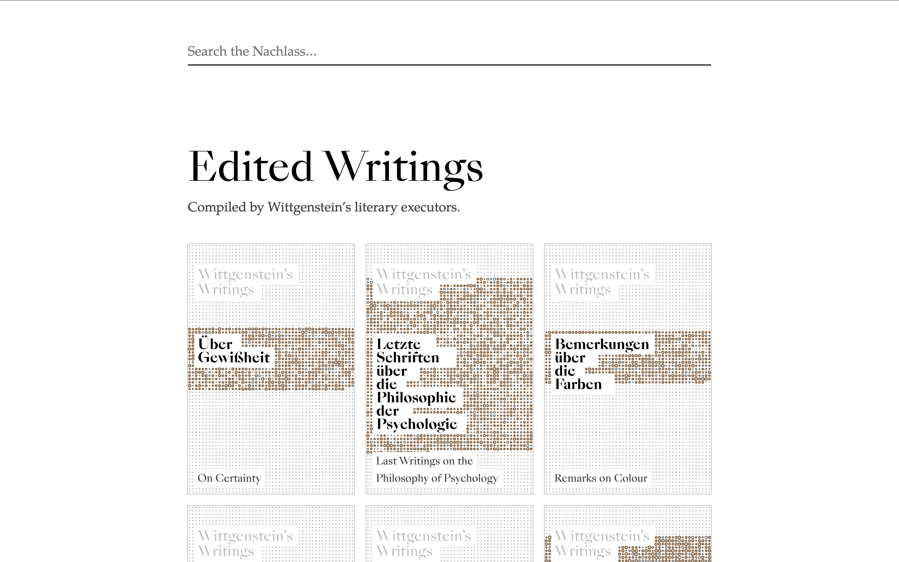 published works